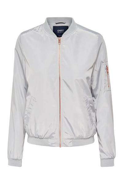 CHAQUETA BOMBER BLANCA